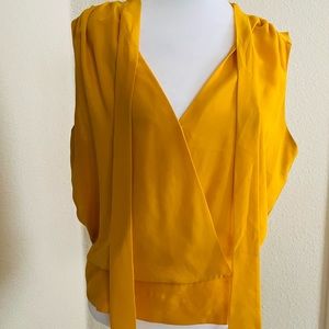 Bebe Large yellow top